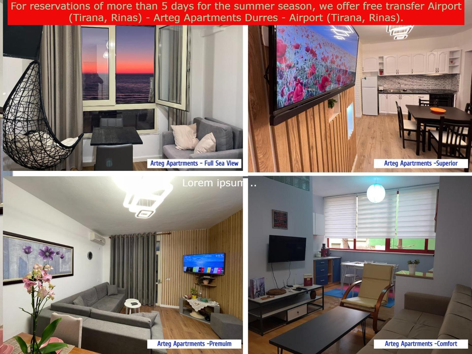 Arteg Apartments - Premium Δυρράχιο Εξωτερικό φωτογραφία